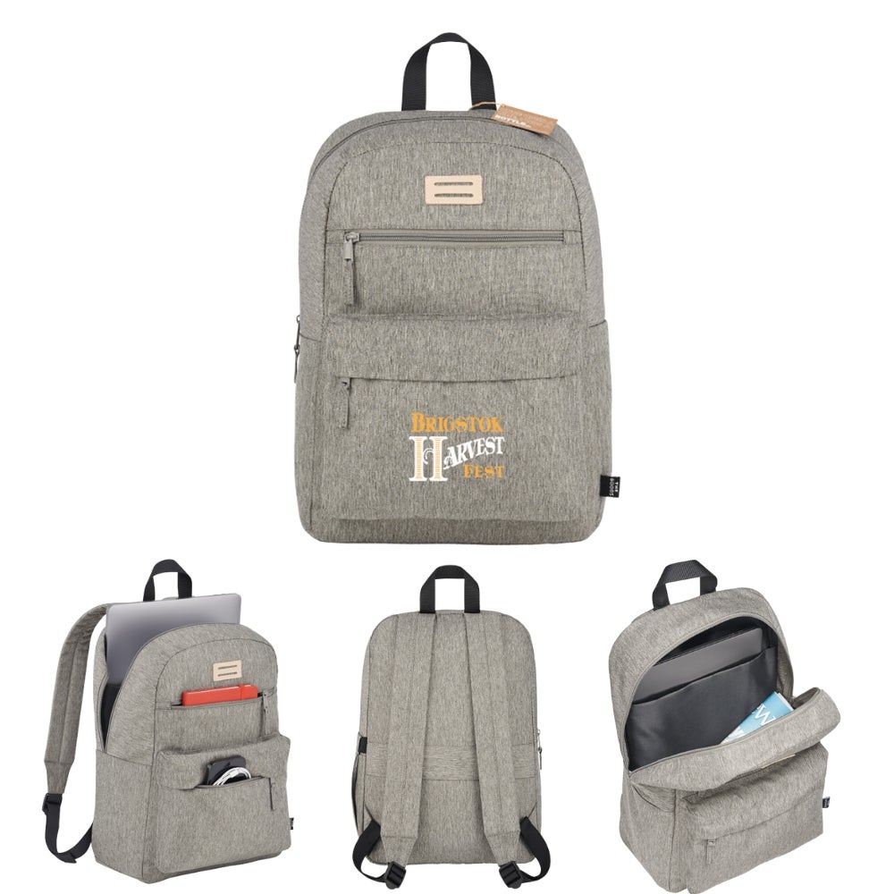 Recycled Laptop Backpack 16x11x5 Eco Promotional Products